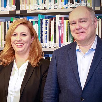 The Directorate of the HBI: Uwe Hasebrink, Kristina Hein and Wolfgang Schulz