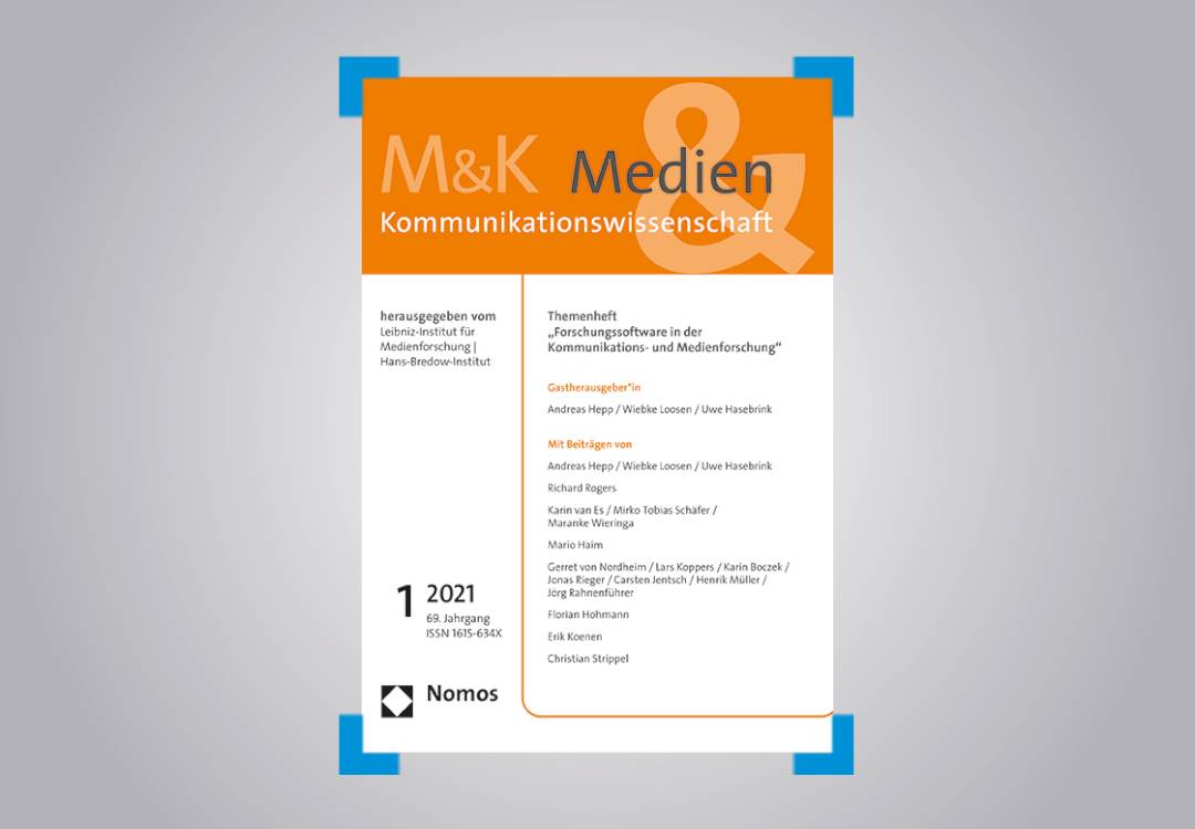M&K-Themenheft "Forschungssoftware in der Kommunikations- und Medienforschung"