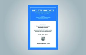 Cover der Zeitschrift "Rechtstheorie"