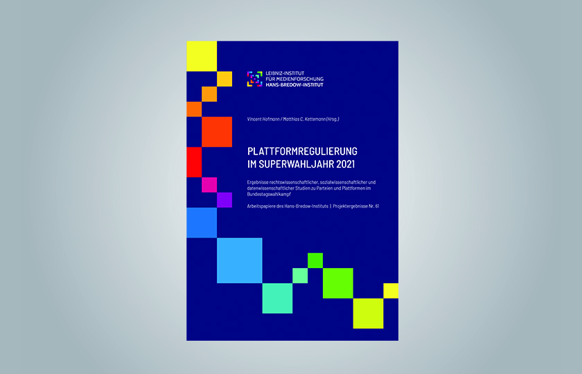 Cover des Arbeitspapiers Plattformregulierung