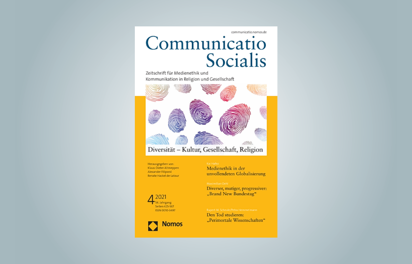 Cover der "Communicatio Socialis",