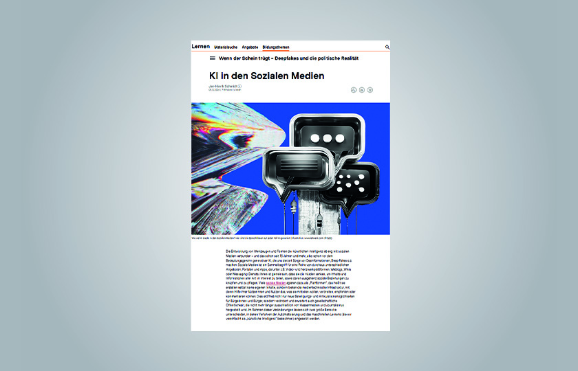 first page of the online article