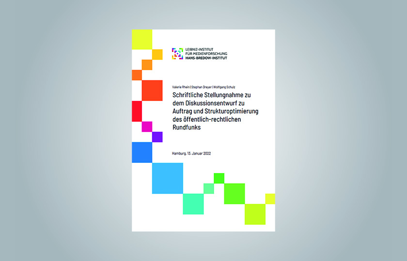 Cover des Arbeitspapiers