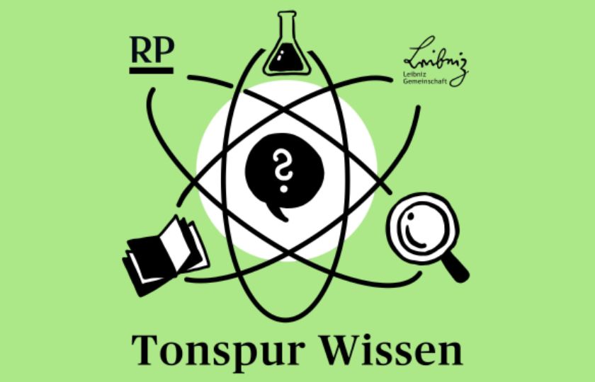 Cover des Podcasts "Tonspur Wissen", der Rheinischen Post und Leibniz-Gemeinschaft
