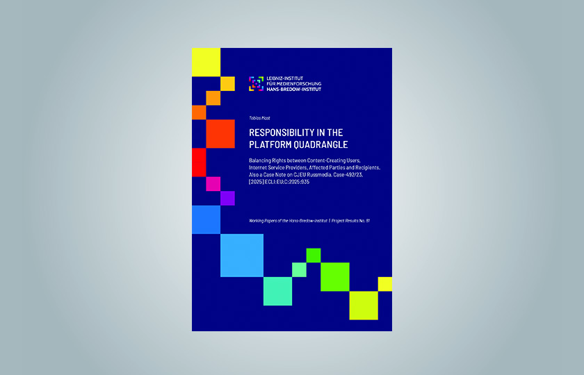 Cover des Arbeitspapiers