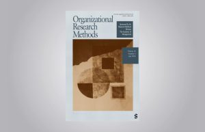 Cover Organizational Research Methods Journal